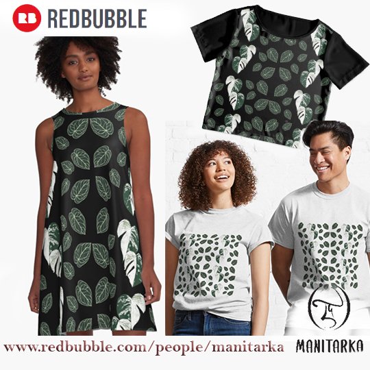 #botanical #leaves #green #blue #boho #foliage #art #springpattern #t-shirts #dress #cases #skins #wallart #Redbubble #manitarka
redbubble.com/shop/ap/742623…