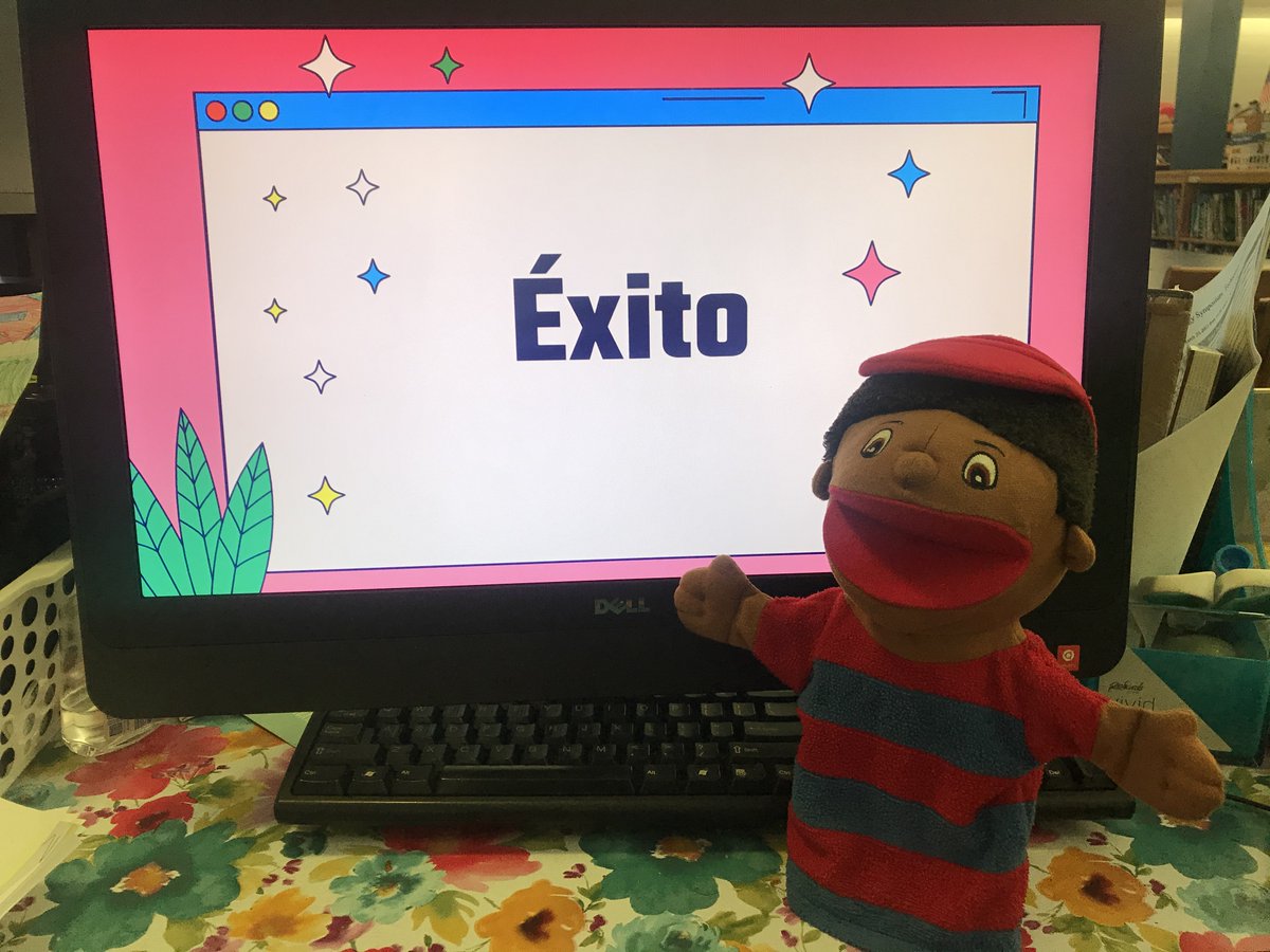 senora_co's tweet photo. La palabra del dia es " ÉXITO" Can you guess what it is? It is a false cognate...Think.... @CESPrncipl @chrisrockward @DBonassisa @hola_profesora
#METECH21 #teamwork https://t.co/pjegiUGrYb