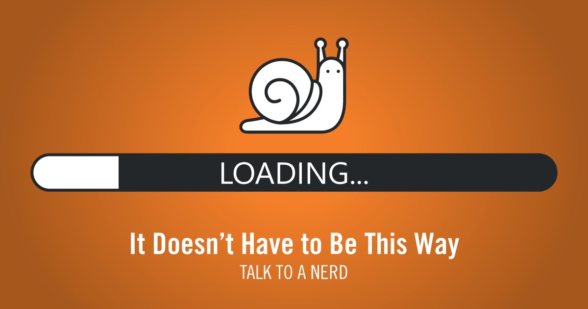 NerdsThatCare's tweet image. The average PC user can spend 130 hours per year waiting on their computer.  What&apos;s the solution? Book 15 minutes with a Nerd that cares about the efficiency of your business. book.nerdsthatcare.com

#NerdsThatCare #booknow