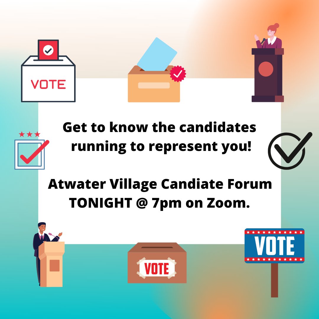 Join us TONIGHT @ 7pm on Zoom (details in the invite) to meet the candidates running to represent YOU! It's a great opportunity to learn about and get to know the people hoping to represent our beloved community!

Zoom link: us02web.zoom.us/j/84432434494?…