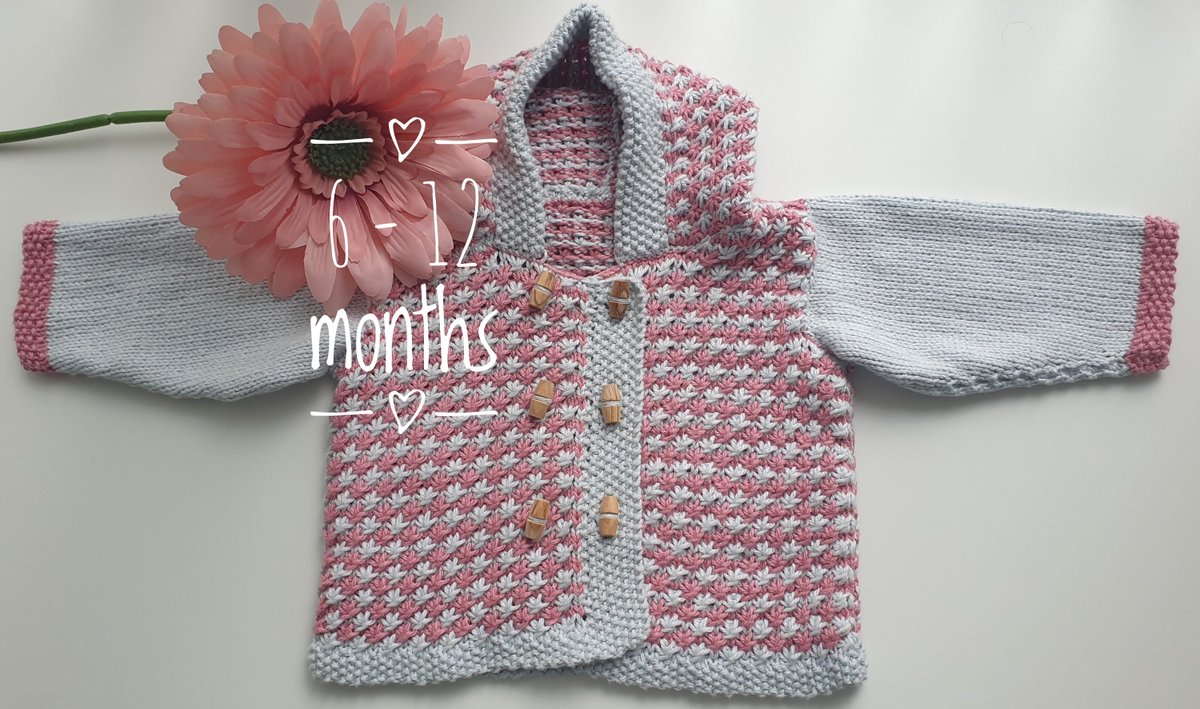 day_designers's tweet photo. #etsy shop: Baby Jacket // 6 -12 months // Duffle Coat // Baby knitwear https://t.co/UT7AHjRHSo #pink #grey #babyjacket #babycoat #babyclothes #babyknitwear #knitwear #612months #pinkjacket https://t.co/dFBXQUzFZQ