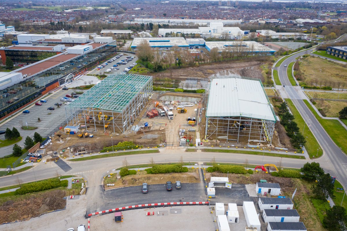morgansindallc's tweet photo. 📽️That’s a wrap! 
Double celebration at #TheDepot in Liverpool recently for the team with a topping out ceremony and the unveiling of the new hoardings which celebrate a century of Liverpool TV and cinema
https://t.co/h1gOwjmrYD https://t.co/TAyqlNDDYL