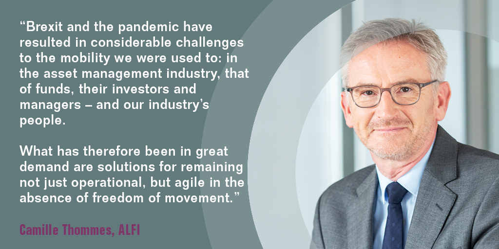ALFIfunds's tweet photo. The Luxembourg-London axis

ALFI Director General @ThommesC shared his views on the impact #Brexit has had so far and the remaining challenges ahead. Always happy to contribute to the @fundseurope #Luxembourg fund report - the 2021 edition is now out https://t.co/TRhK7hQUi5 https://t.co/JeMKIeEB4g
