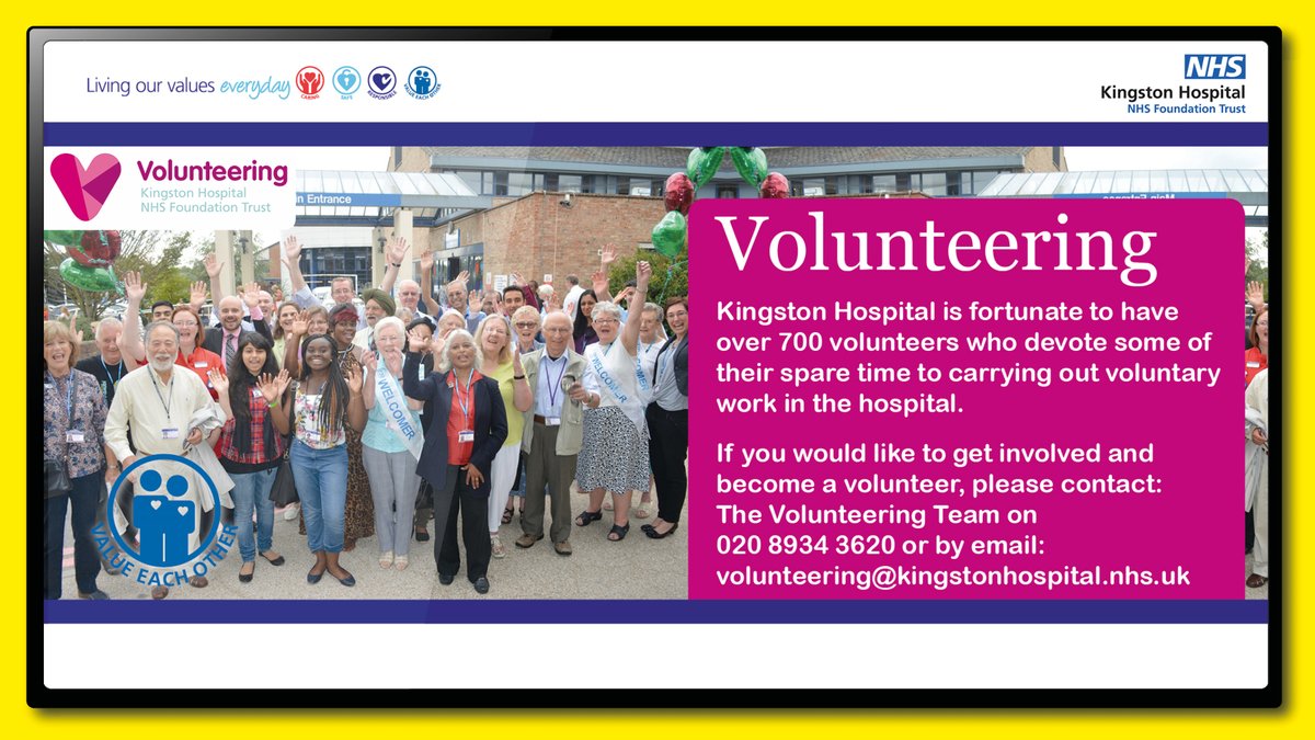 health_message's tweet photo. Use your digital displays to promote volunteering at your hospital https://t.co/wVZK7xJnKo