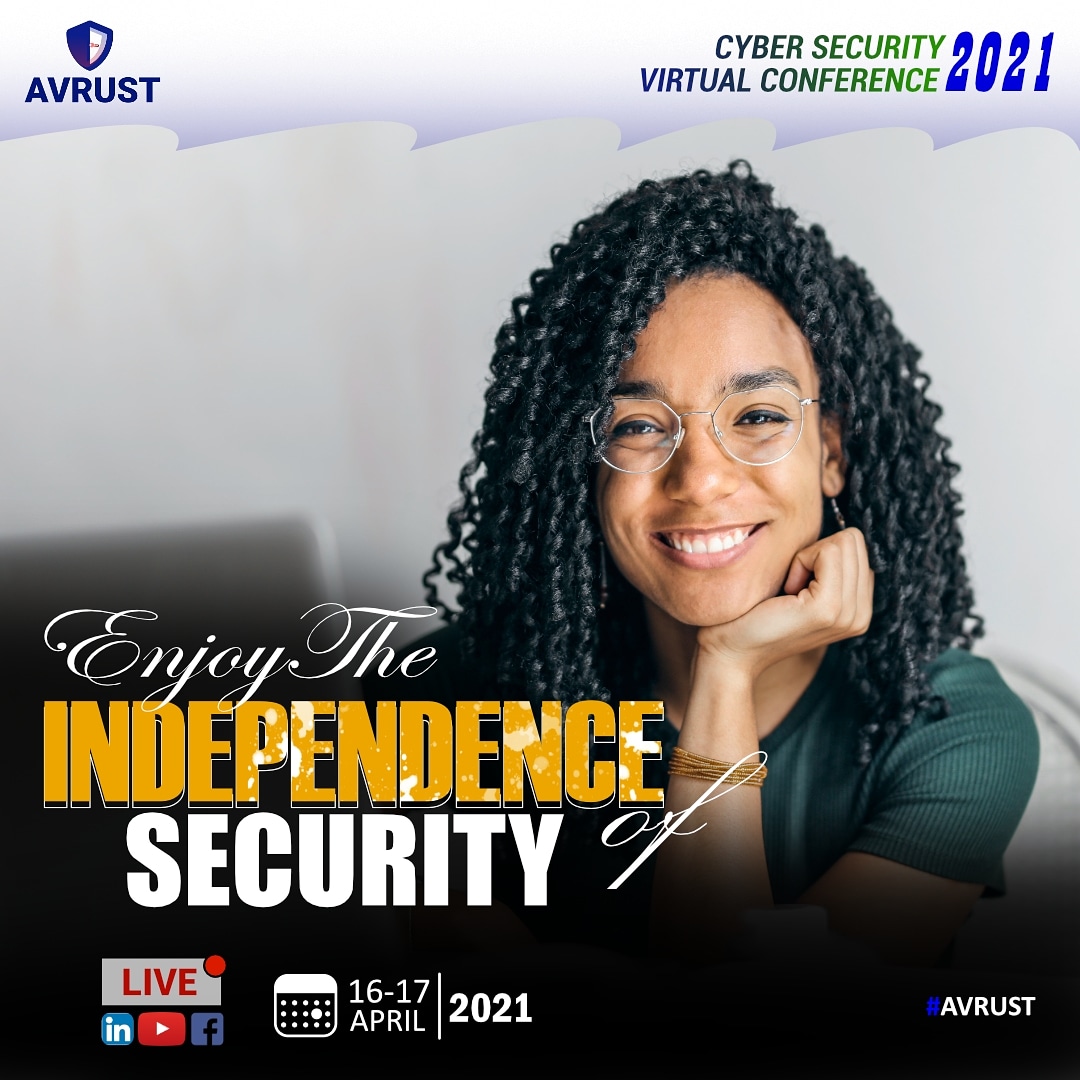 AvrustConsultNG's tweet photo. Secure your online account and be free from threat of hackers. 
Register for the FREE Cyber Security Virtual Conference and learn more about how to protect your online data.

Registration link: https://t.co/1PLWWp5wnh

#cybersecurity #datasecurity #database security https://t.co/QkhphdSaBJ