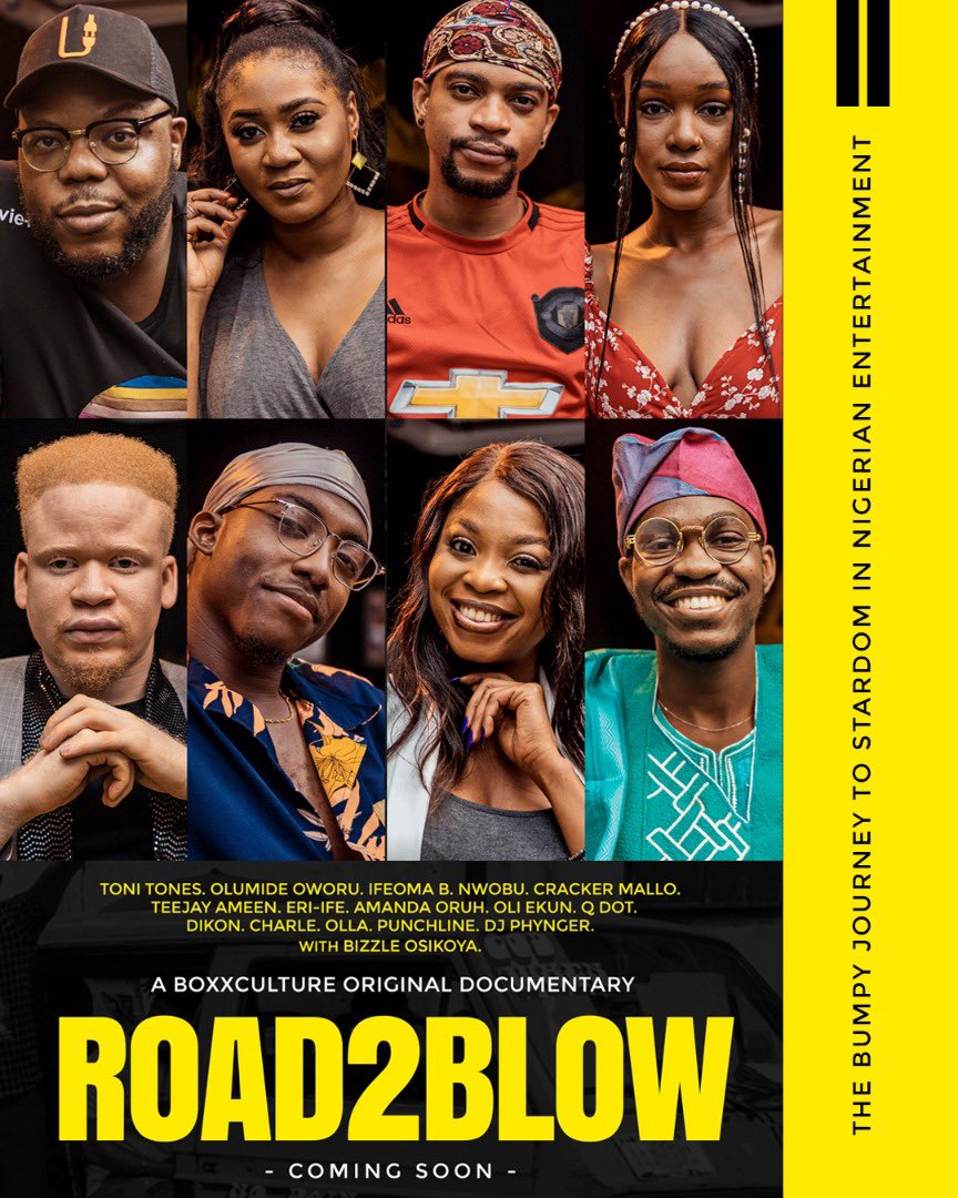 Oli_Ekun's tweet photo. Ogaboxx @OgaBoxx was telling me about *Road2Blow* and I didn't even allow him finish his sentence before I said "Yes!". 

Can't wait for you guys to hear the stories in this docu. My highlight was meeting @NseIkpeEtim ♥️

Follow @Road2Blow for updates https://t.co/XJ6sC8vtXC