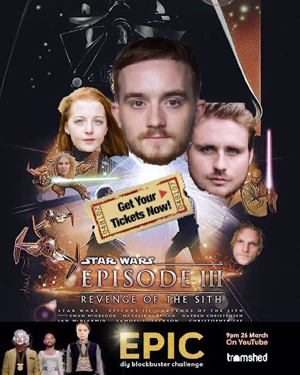 Tramshed__'s tweet photo. A twist on a classic - The Dark Side tempts a young Jedi away from the light... @_AlienJefferson uses home made footage along with creative stop motion to recreate the magic of Star Wars III: Revenge of the Sith! This piece was created both in the UK and Denmark. https://t.co/gzOuE6crXh