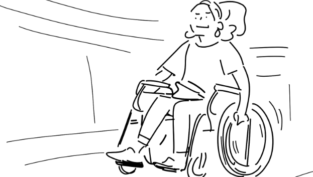車椅子むずし 