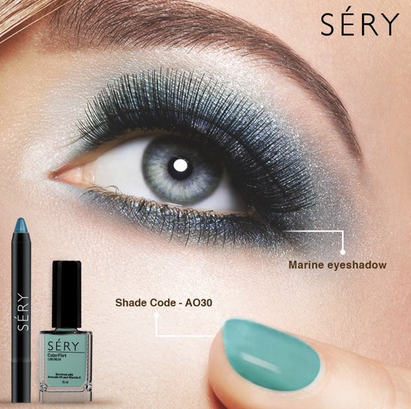 serycosmetics's tweet photo. We bet it’s a great idea to match your nail paint to your eyeshadow!

Try it with our range of Color Flirt Nail Enamels and FocusEye Shadow Sticks. 
It’s #EasyWithSery color palettes!

Shop now | https://t.co/SwXSOpIi5k

#GetSetSERY #SeryCosmetics  #StickEyeshadow #ColourFlirt https://t.co/oXsOng1OpB