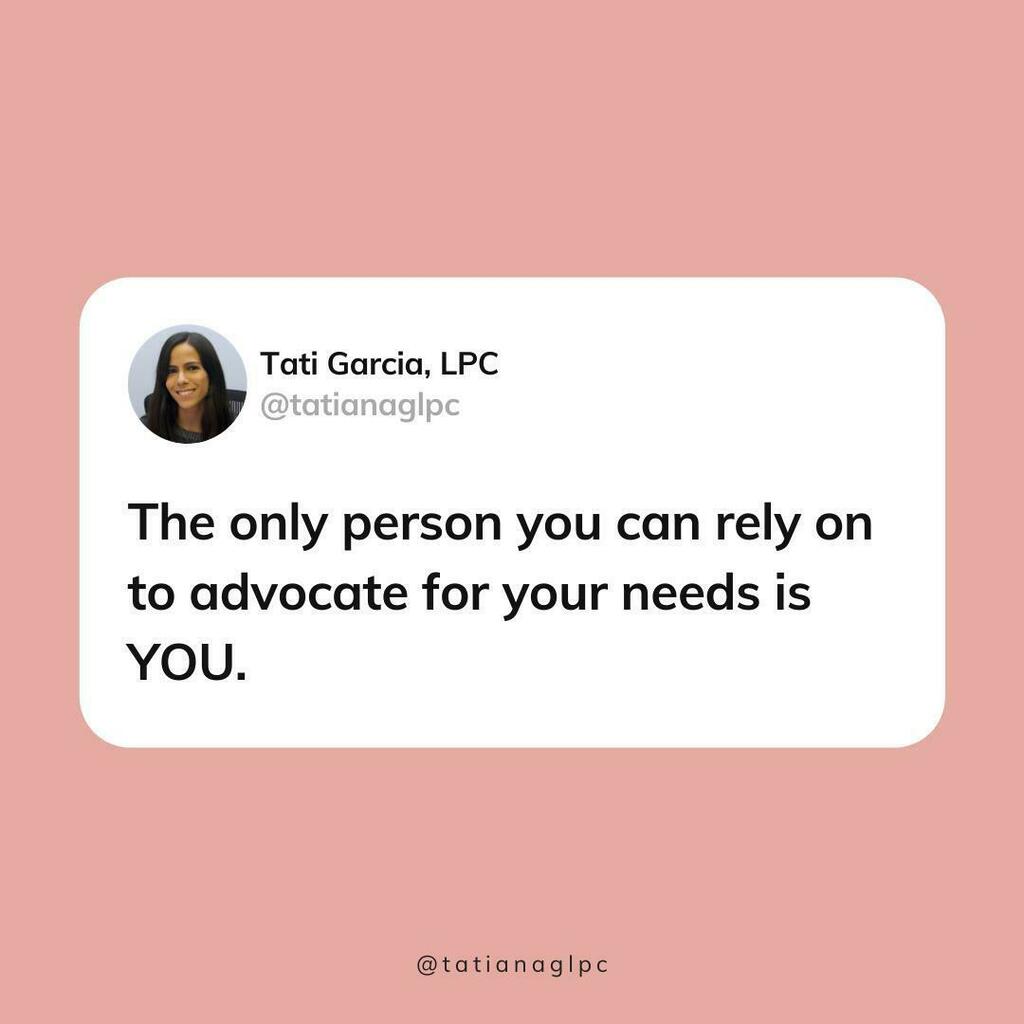 It’s not pessimism- it’s reality.⁠
⁠
⁠
People are often looking out for their own needs, and even people who are well-intentioned cannot possibly know how to advocate for you as well as YOU can advocate for yourself.⁠
⁠
⁠
Other people CAN'T read … instagr.am/p/CMwq2lNL_65/