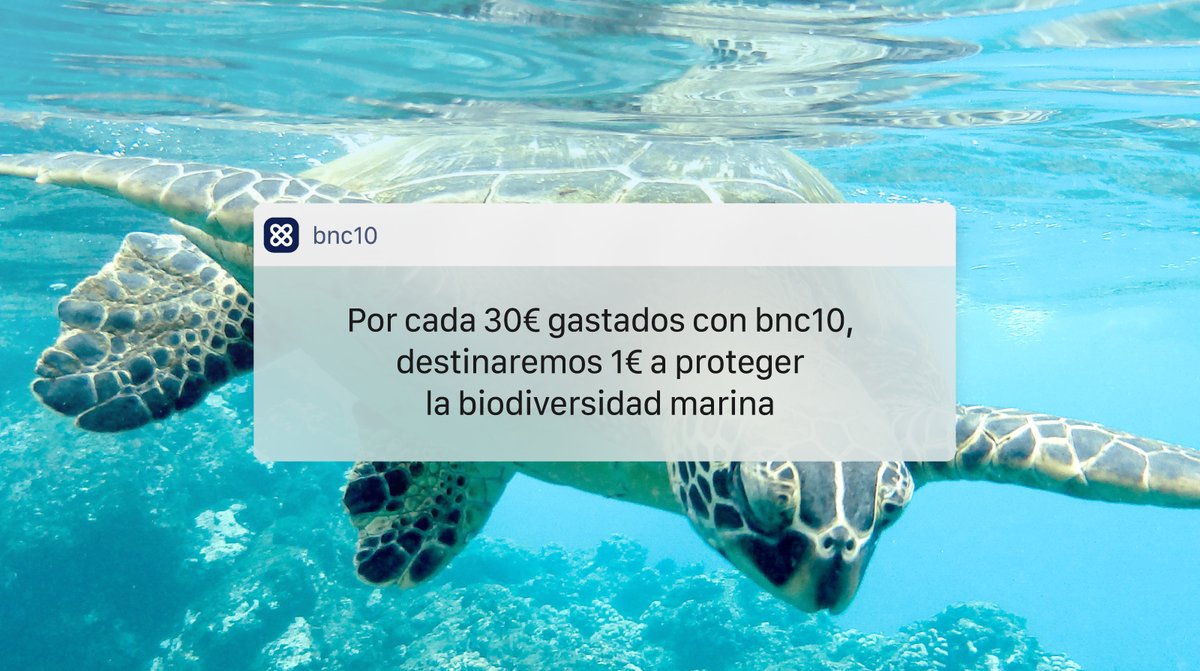 Apoyamos los proyectos que fomentan la #sostenibilidad💪🌍 ¡y te invitamos a participar!

Haremos un donativo de 1€ a la Fundación CRAM, especializada en recuperar la #biodiversidad marina, por cada compra que hagas con tu bnc10 superior a 30€ durante el 23, 24 y 25 de marzo.
