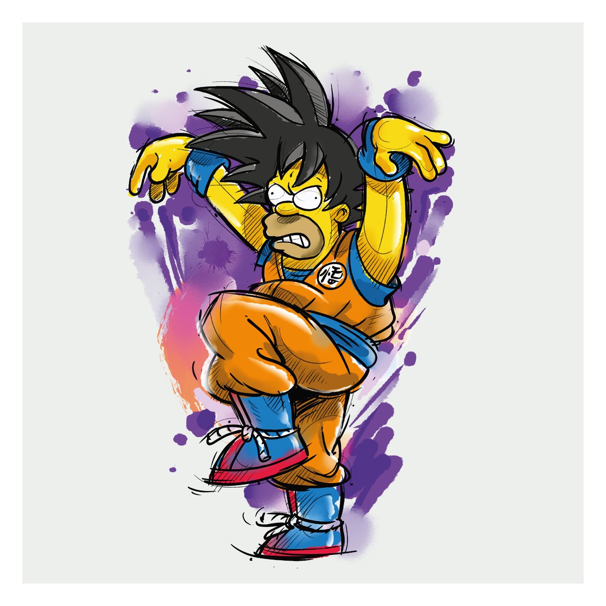WhyNotTattooBCN's tweet photo. Toma crossover se ha marcado @guilleryan.arttattoo !! Uno que recuerdo es de cuando Goku visitaba la vila del pingüí y junto a Areale derrotaban a Tao Pai Pai! ¿Qué crossover os gustaría ver a vosotros? https://t.co/ndVh3C1I1E