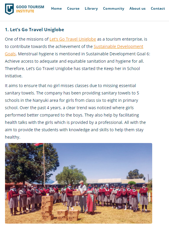 Angela’s  <a href="/MurugiJ/">Angela Murugi Njehia</a> top 5 #sustainable safari operators in Kenya to inspire you. Read more⬇️
goodtourisminstitute.com/library/guidel… 
#LetsgotravelKE #SustainableTuesday