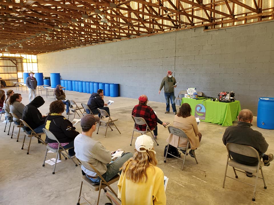 The Catoosa County Conservation District recently held a "Water-Wise Workshop" where they educated citizens on the importance of stormwater conservation. Attendees even got to make their on rain barrel! #GACDConserve #GeorgiaConserves
