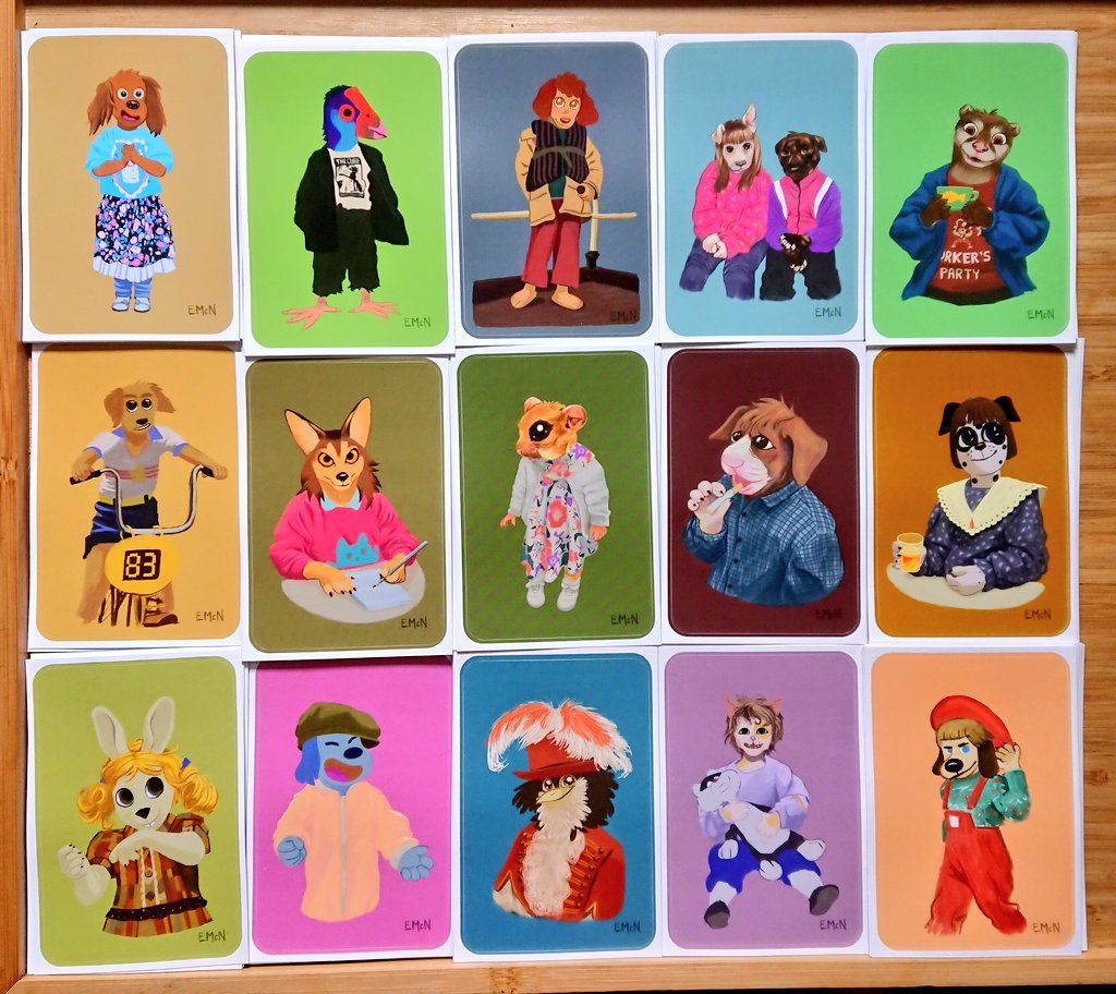 My childhood animal series stickers arrived!
I'll be popping them out to participants first but am including a sticker in each order from my shop
…mcnamaraillustration.wpcomstaging.com/shop/