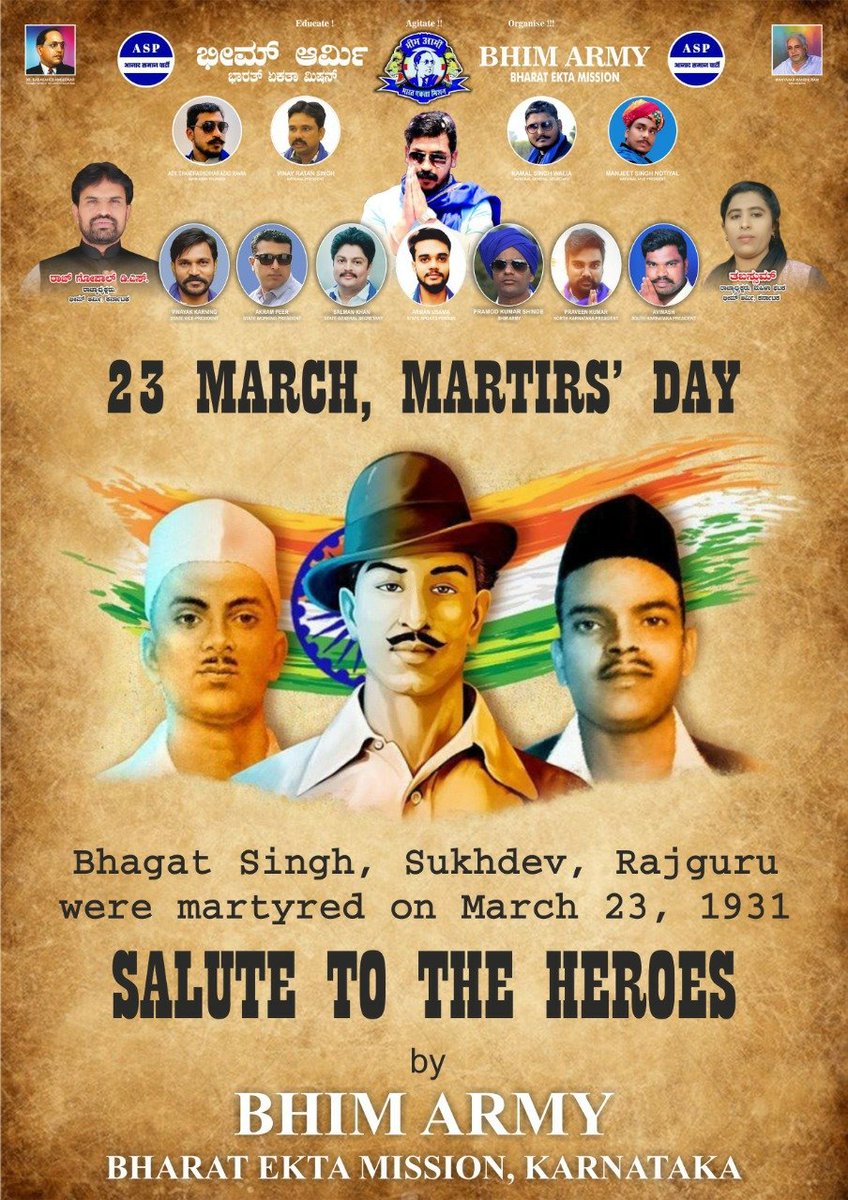 KarnatakaBhim's tweet photo. #MartyrsDay https://t.co/qsX4dxyRuW