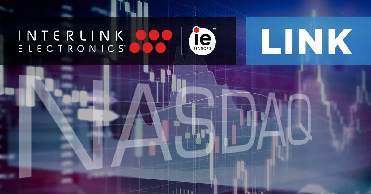 Interlink's tweet image. Interlink Electronics common stock will be available for trading on the NASDAQ exchange this Thursday, Mar. 25. You can still find us listed under the symbol LINK.

Press release: otcmarkets.com/stock/LINK/new…

#FSR  #sensors #sensortechnology #NASDAQ