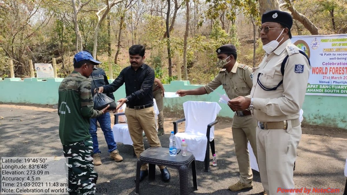 Celebration of World Forestry day-21st March at Phurlijharan Eco-tourism site of Kalahandi South Division.