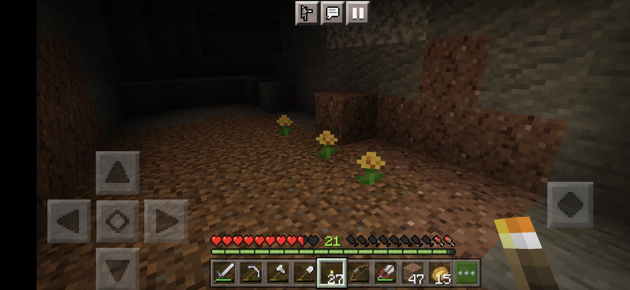 牛猫 洞窟探検 意外と中にはキレイな場所がたくさんありました 真っ暗な中に咲くタンポポとか 地底の湖とか エメラルドもあったぞ 山岳バイオーム Minecraft マイクラpe 洞窟探検 T Co Uf7rdvknx5 Twitter