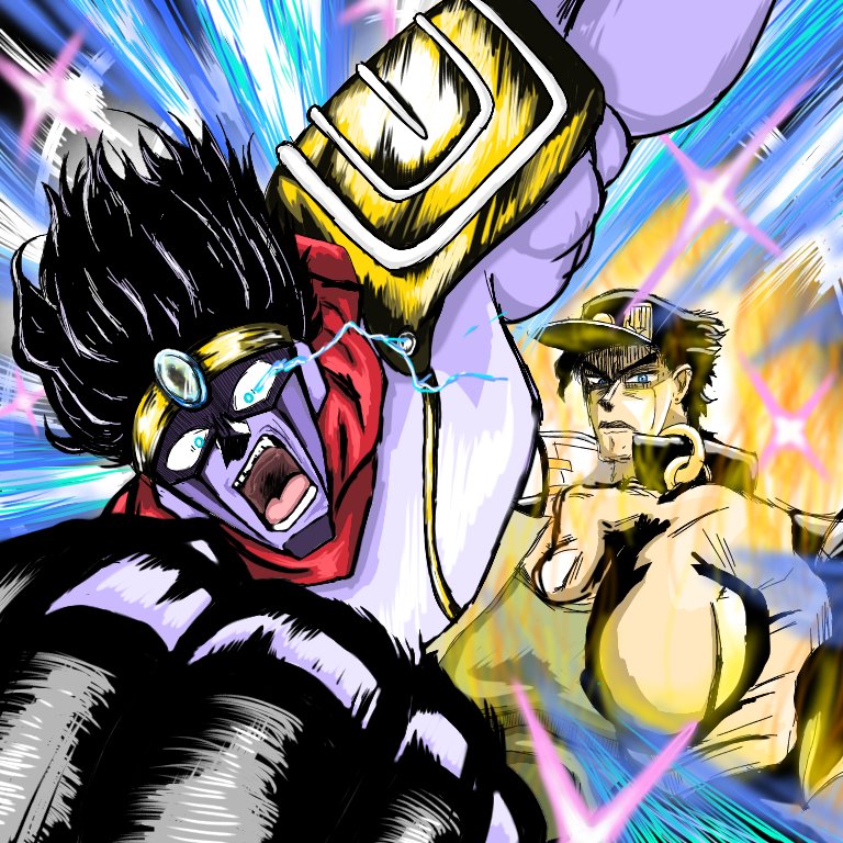 えかきぱんだ Twitterissa ジョジョで空条承太郎君です ビックリした人いるかもだけど僕 いろんな作品に手を出すからw ご了承下さいw イラスト ジョジョ ジョジョの奇妙な冒険 イラスト初心者