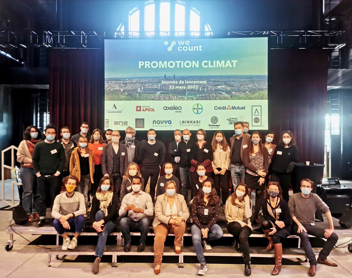 Très heureux d’accueillir aujourd’hui au <a href="/h7/">h7</a> les participants de la première #PromotionClimat !