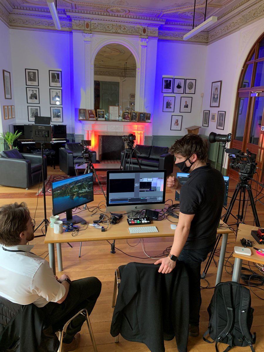 Sam and his crew are in from <a href="/Blink_Video/">Blink Video</a> setting up for tonight's LIVE OPEN EVENT.

There's still time to book your place:
hullcollegiateschool.co.uk/events

You will receive a link to join from Eventbrite at 5.30pm before we go live at 6pm. 

Everyone welcome. 

#openevent