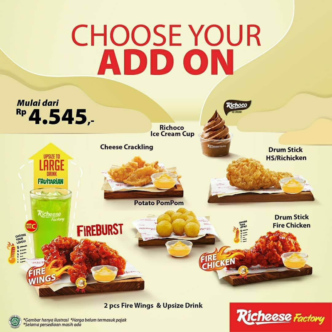 MallSuncity's tweet photo. PROMO SPECIAL PRICE - SPICY TREATS !

Cheesemate udah ada rencana mau makan apa hari ini? PROMO SPECIAL PRICE bakalan jadi pilihan tepat buat kamu!

Syarat &amp; Ketentuan:
1. Promo berlaku tanggal 23-24 Maret 2021.
2. Promo berlaku di seluruh outlet RF. https://t.co/YP1orY15wS