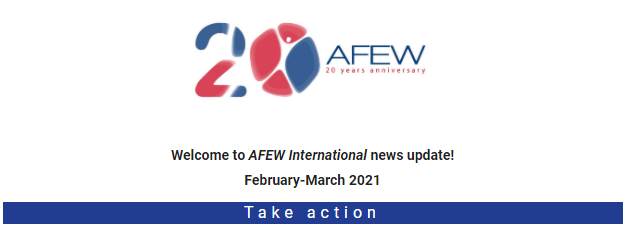 AFEW_Int's tweet photo. Check out February-March 2021 updates from @AFEW_Int - changes in Emergency Support Fund grants, Action Alert for high-level meeting on HIV/AIDS 2021, campaign for the World TB day, job vacancy announcement and more #AFEWTowardsChanges
https://t.co/ygTdJ6bwDL https://t.co/xtJ2odPnzV