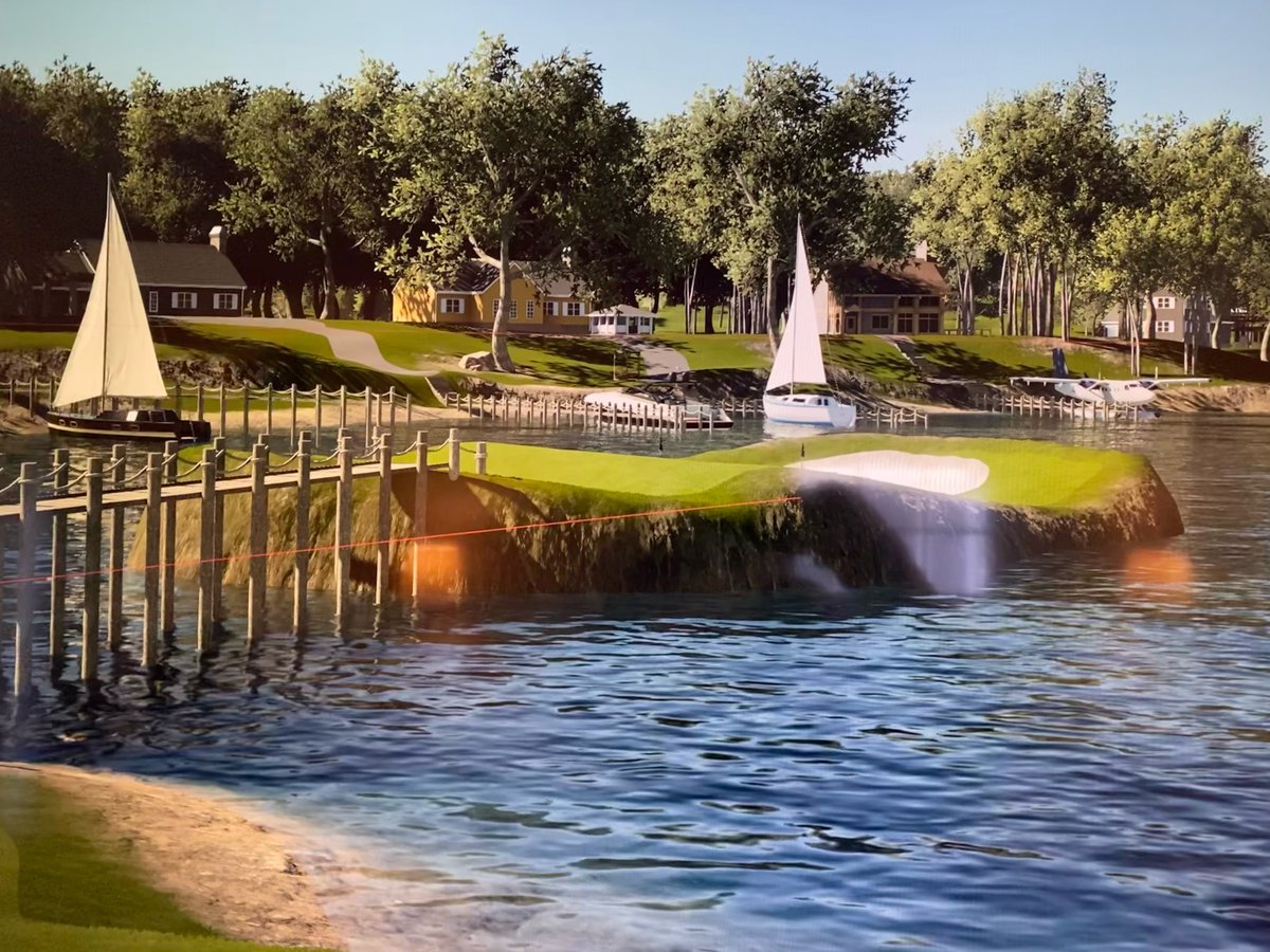 ShepBartender's tweet photo. @PGATOUR2K 
Looking for plays and feedback on my new course Millionaire Islands and my updated course Boulder Alley 2.0 Gravel Edition.  Hope you’ll give them a try and let me know what you think. #PGATOUR2K21 #pga #pga2k21 https://t.co/DDabPtIaWQ