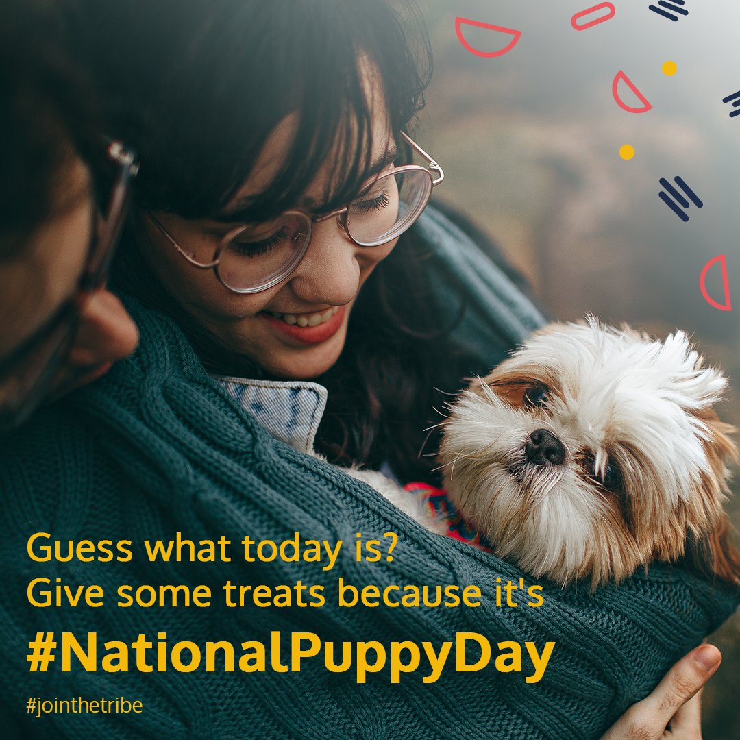 Everybody Loves Puppies! Happy National Puppy Day.

Don't forget to join a tribe! 🐶

#HappyNationalPuppyDay #FurParents #FurBabies #petlovers