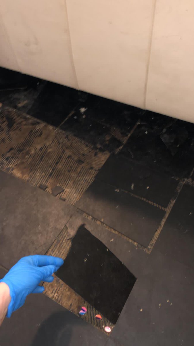 C00p1985's tweet photo. @ChrisPincher The lady is 54 and has learning difficulties. She has her neighbours waste coming through her toilet and destroying her floor. #poorlivingconditions https://t.co/thOgAhlsmJ