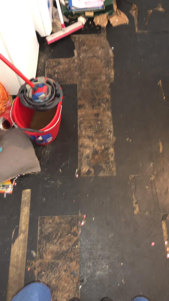 C00p1985's tweet photo. @ChrisPincher The lady is 54 and has learning difficulties. She has her neighbours waste coming through her toilet and destroying her floor. #poorlivingconditions https://t.co/thOgAhlsmJ
