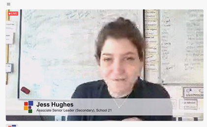 WMinsightUK's tweet photo. After our lunch break, we are back with a case study led by @jess_k_hughes, @TeachTMcCartney and Harry Marson from @school21_uk focusing on innovative approaches to enrich learning and delivering on assessment outcomes #UKSchoolsConference https://t.co/UV4QSi5aLJ