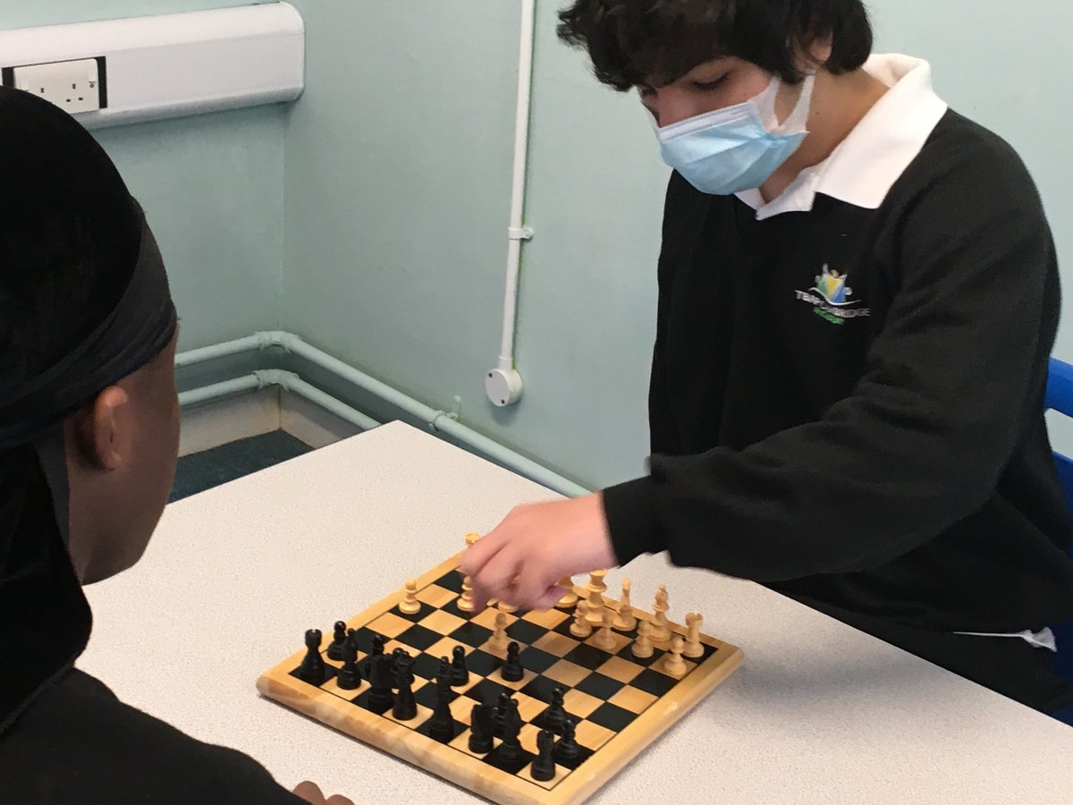“Nobody ever won a chess game by resigning.” Our KS3 students learning resilience via chess. #thisisap #tbap21