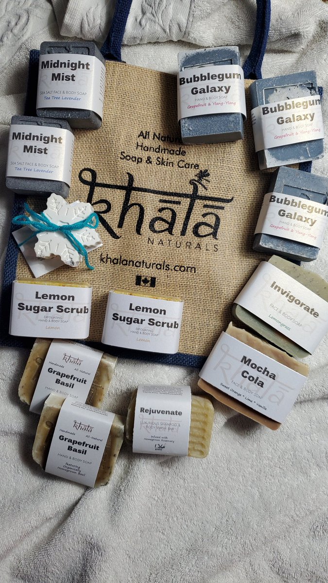 khala_naturals's tweet photo. When customers choose doubles and triples...you know they love what you're doing. 

Don't have #FOMO. Shop https://t.co/KtA0JZ63WV 
🇨🇦🌿💜 #soap #SmallBusiness
#AllNatural #EssentialOils #handmade #handcrafted https://t.co/8qfQ3w70n1