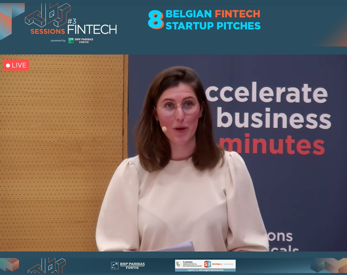 fintechbe's tweet photo. - The Big Score #Fintech session is live NOW from Co.Station -
Come (digital) &amp; Meet our members (6 of the 8 pitchers are part of FINTECH BELGIUM 🤩)!
You will see @AiVidens, @cinvio , @digiteal_eu , @okiokiapp , @getrecovr &amp; @Rockestate
https://t.co/OWVvjyPupP
#FintechBE https://t.co/nxQKPqDk1t