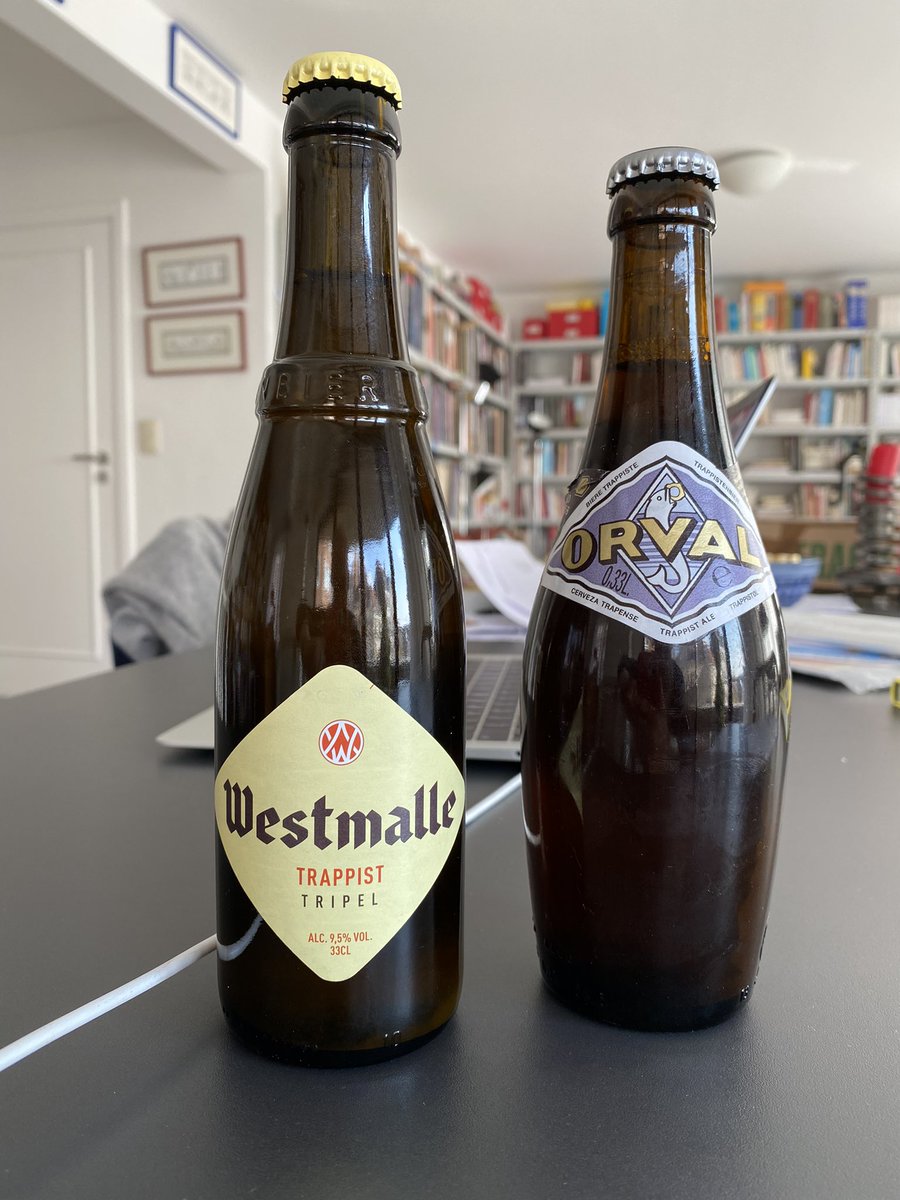 FabrizioBucella's tweet photo. Vous dites westmalle triple ou orval ?
(C’est pour mes étudiantes et étudiants en master droit du vin de l’université de Bordeaux).
#master #vin #biere #prof #zytho #orval #westmalle https://t.co/UIQx2PSshd