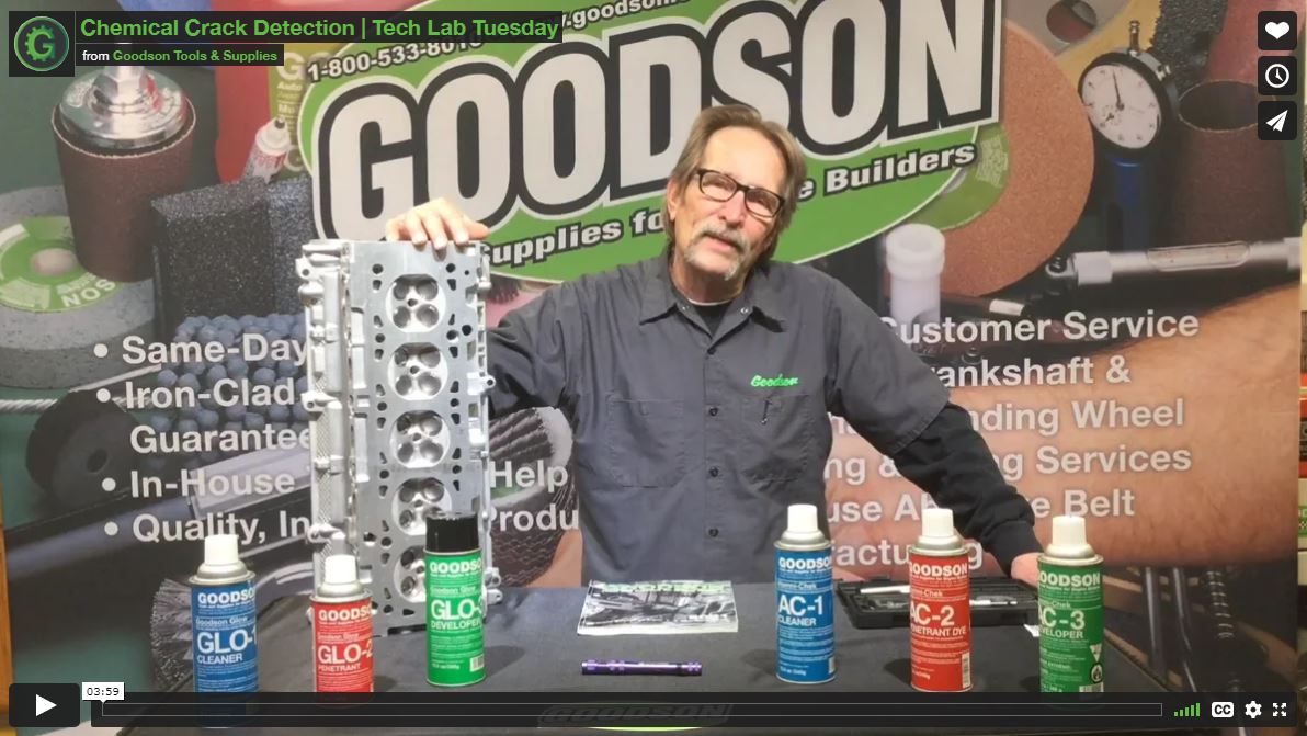 GoodsonTools's tweet photo. It's Tech Lab Tuesday again and in today's video Dave talks about chemical crack detection. Watch the video at: https://t.co/xlayROUZT0
.
#techlabtuesday #goodsontools #crackdetection https://t.co/DiOC5wrpX0