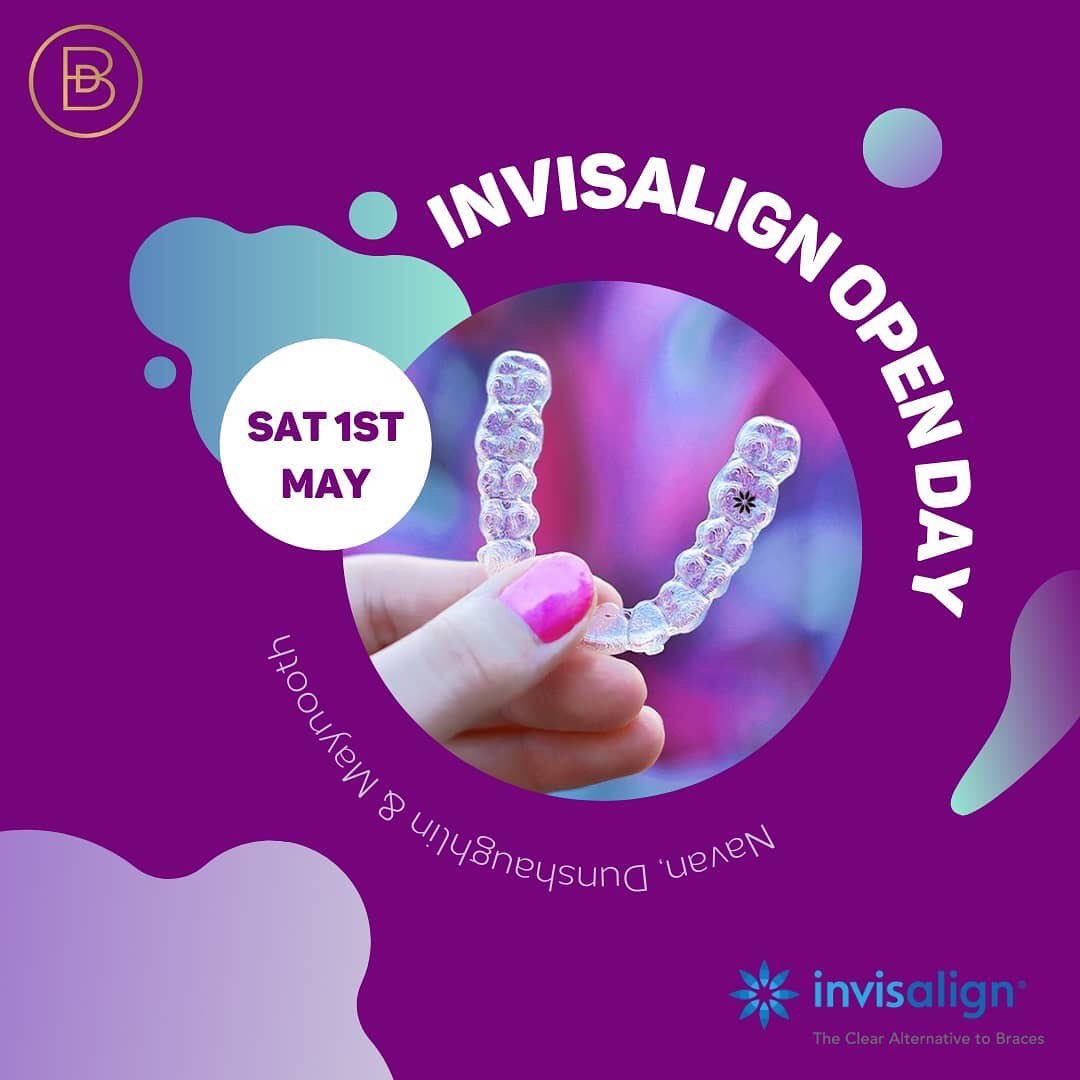 We are very excited to announce that we’ll be hosting an <a href="/invisalign_ukie/">Invisalign UK & IE</a> Open Day across our three clinics on 📅 Saturday May 1st.Our clinics will be strictly for Invisalign Assessments only.Always wanted a straighter smile? Why not call today and book your FREE consultation now