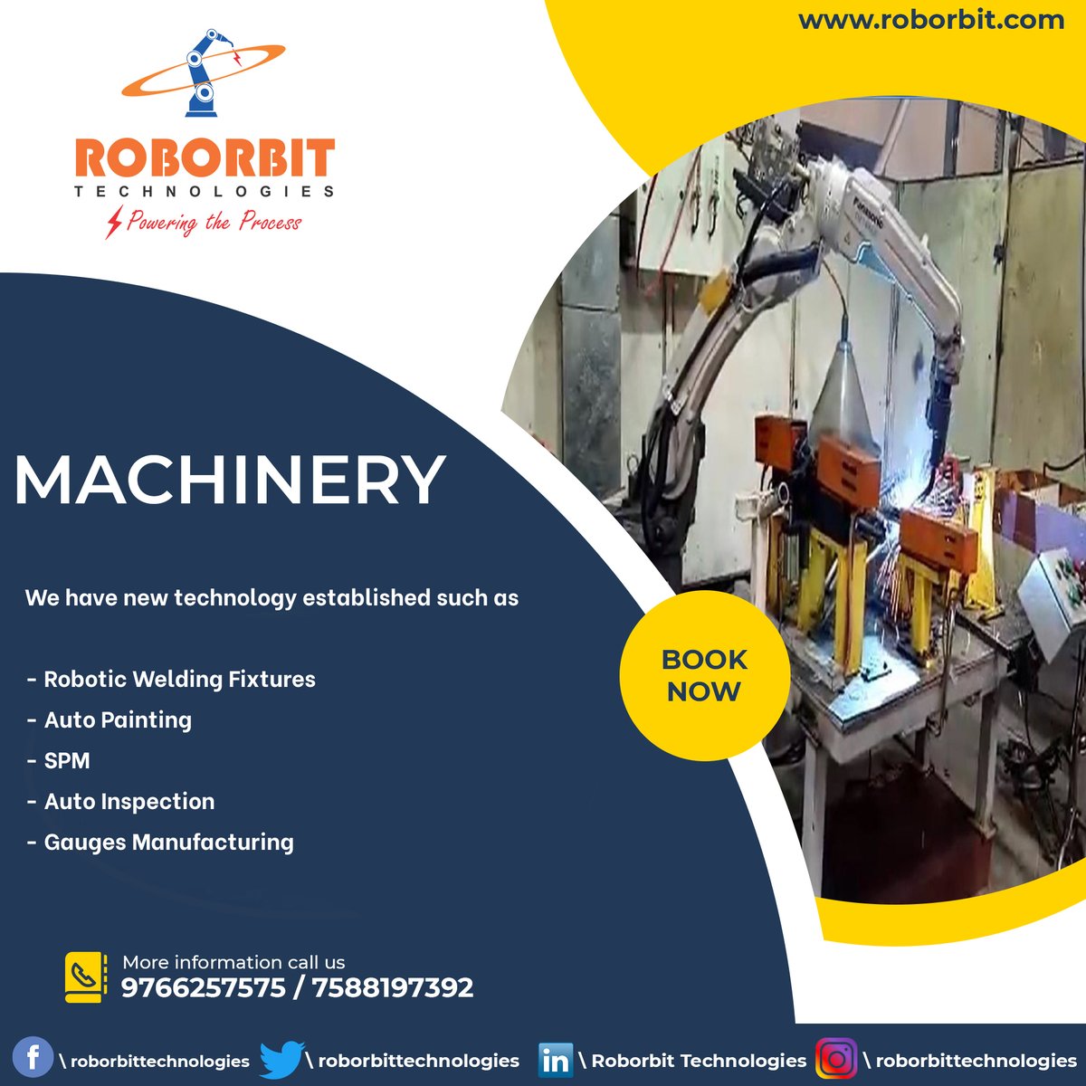 Roborbittechno's tweet photo. Roborbit Technologies
9766257575 / 7588197392
#roborbittechnologies #automation #integration #AMC #training #programming #maintainance #laser #robot #roborbit #robotics #roboticautomation #roboticwelding #roboticpainting #mechanical #sealantdispensingsystem https://t.co/grsH0XZtbv