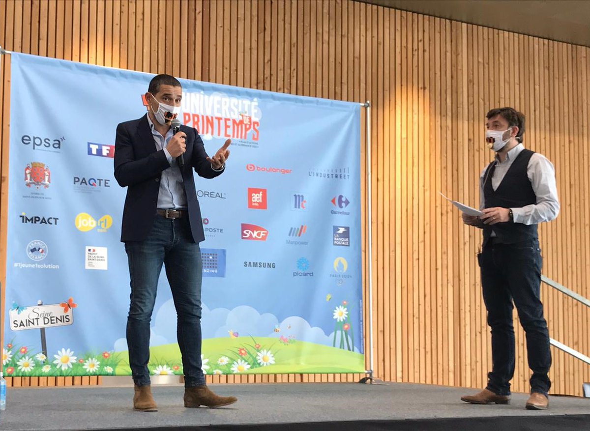 ClefJob's tweet photo. Aujourd'hui, notre Président participe à l'université de  #liguedesjeunestalents sur le thème #1jeune1solution. Il a pu rassurer les jeunes et évoquer les objectifs de @ClefJob pour l'année 2021 :
✅ 800 placements
✅ 400 CDI
✅ 200 apprentis

Go #jobdating 💪 https://t.co/lgQZHLBJAR
