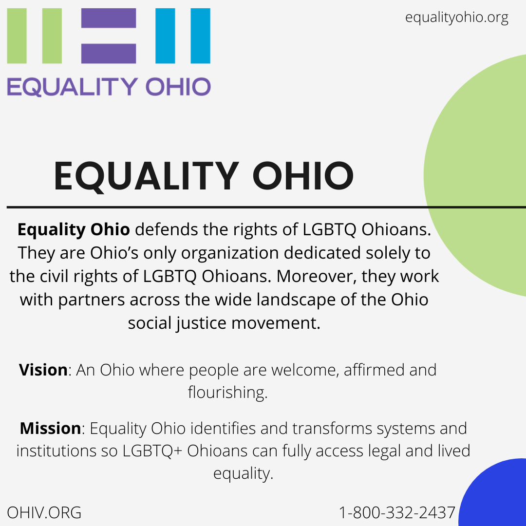 ohivhotline's tweet photo. @EqualityOhio is a non-profit organization that defends the rights of LGBTQ Ohioans.  Please check out https://t.co/ddjonVAlSm for their current initiatives and how you can get involved! #OHIV #LGBTQ #EqualityOhio #Hotline https://t.co/ZHuBS8uIil