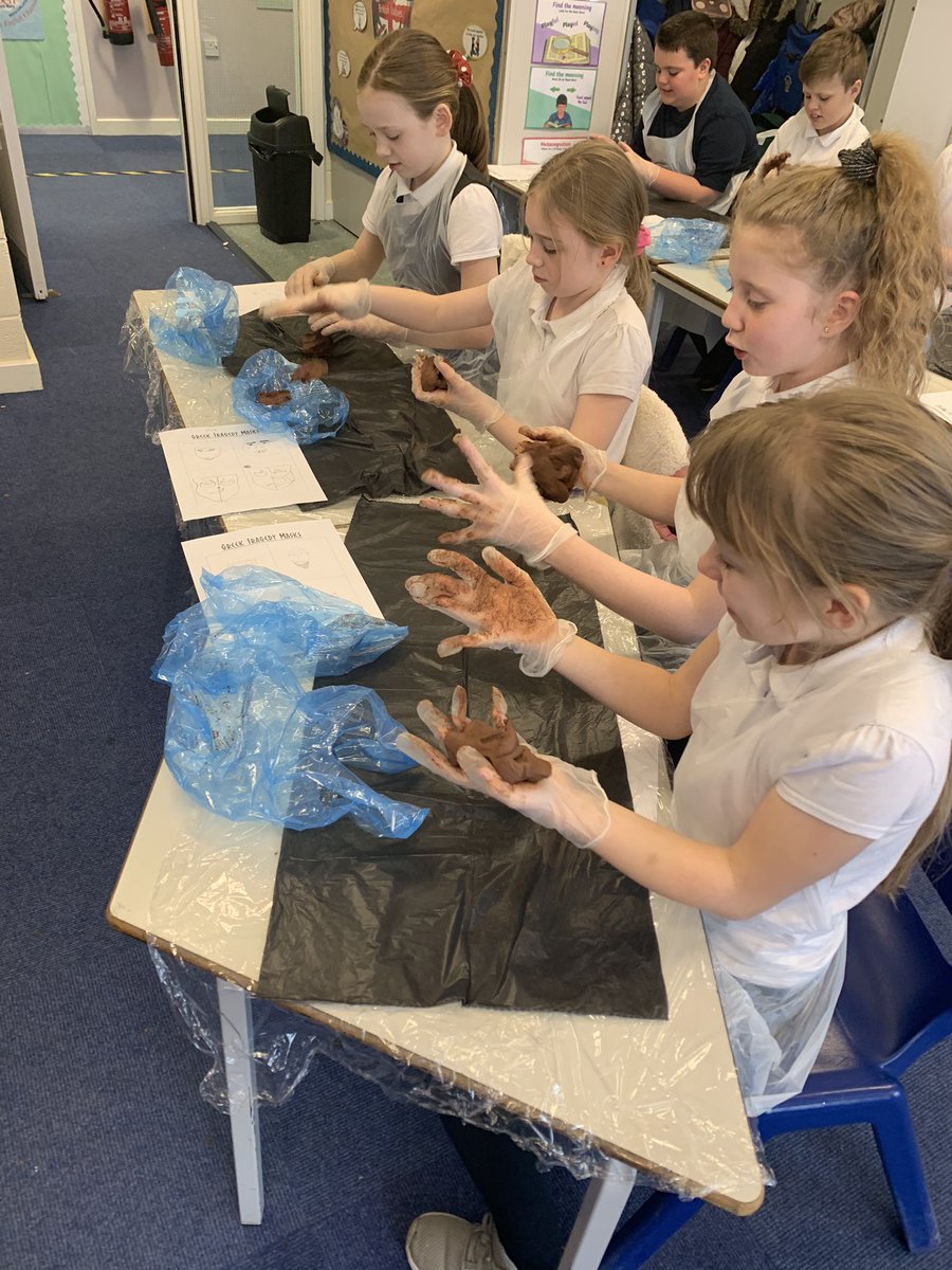 We’re getting creative with clay today!