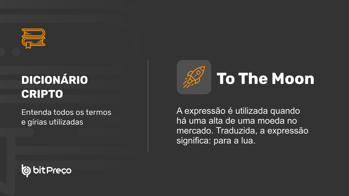 Bitypreco's tweet photo. Como é bom escutar essa expressão no mercado cripto, concordam? Geralmente encontramos da seguinte forma: #ToTheMoon. 🚀
#DicionarioCriptoBP #BitPreco #BitPreço #USDT #Tether #Ethereum #Bitcoin #ComprarBitcoin #BitcoinHoje #ComprarUSDT #ComprarTether #ComprarEthereum https://t.co/C24YU6AIaE