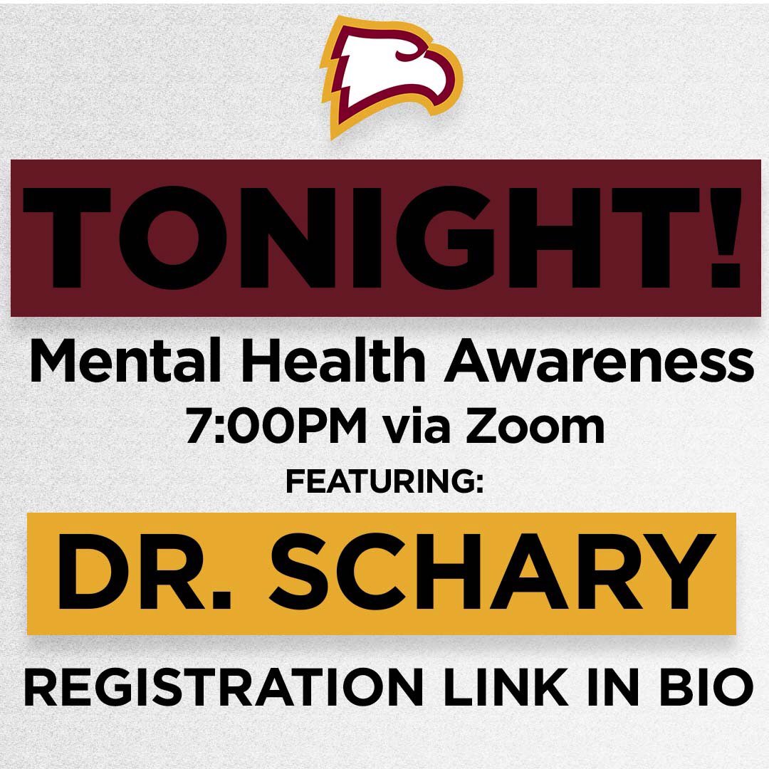 WinthropSAAC's tweet photo. LAST CALL 💯 Register via the link in our bio!  See you all at 7pm! https://t.co/vjiYa6u3pd