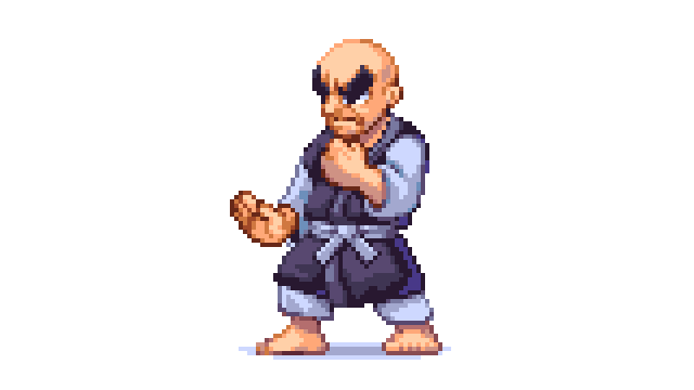 アーケード ストリートファイター 烈 Capcom ドット絵 Pixel フラッグさんのイラスト