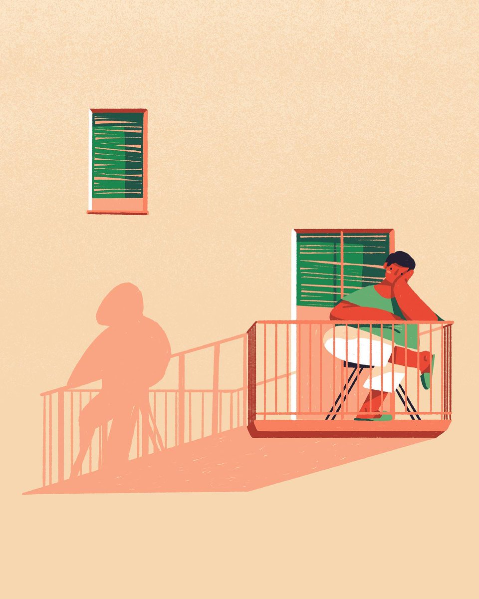 somewandraws's tweet photo. Deep in thought at the balcony. 🤔
 #joyinspring2021 

Spring challenge hosted by:
peish_artoflife
ateliermouette
aurore.bay
tyymes
vikunia_illustration
patrisxa

#illustrationartists #dailyart #illustration #procreateillustration #ladieswhodesign #illustrationchallenge #ev https://t.co/VaJIrX4lsz