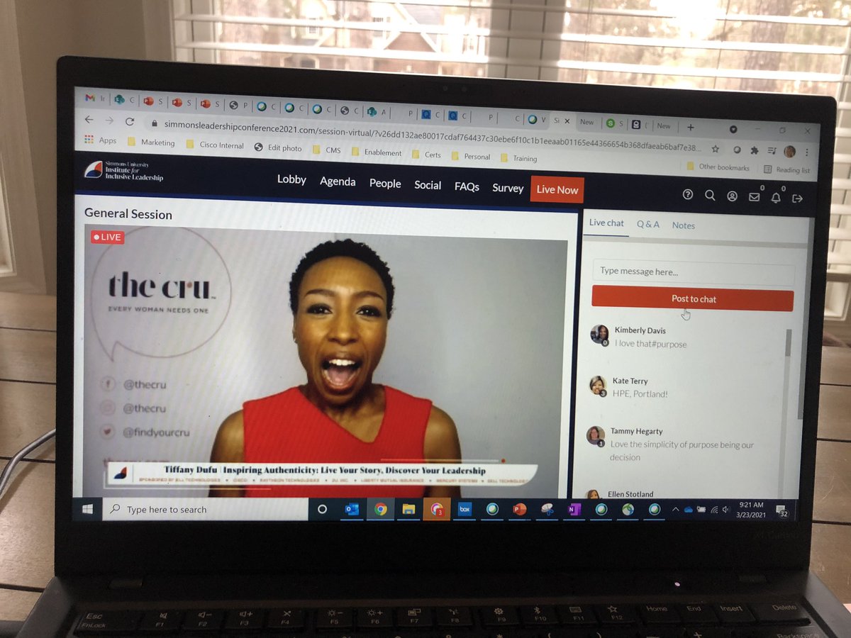 BnBPodMom's tweet photo. So excited to hear @tdufu speak @SimmonsLEADS Women’s Leadership Conference today. As a career Mama with a husband overseas often, her book ‘Drop the Ball’ was life changing! #SLCBoston #wearecisco https://t.co/IZvNzrzE9k