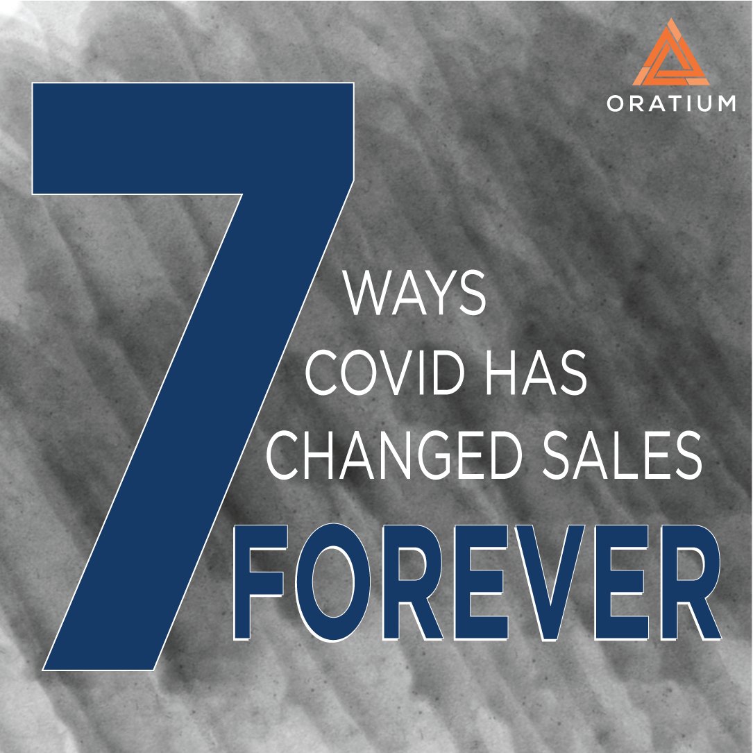 Oratium's tweet photo. Covid has drastically changed the way we sell. Are you adapting effectively for the virtual environment?  Check out our downloadable article and four-part video series here to learn more: https://t.co/MtWxabesvN https://t.co/WKPMIukgFt