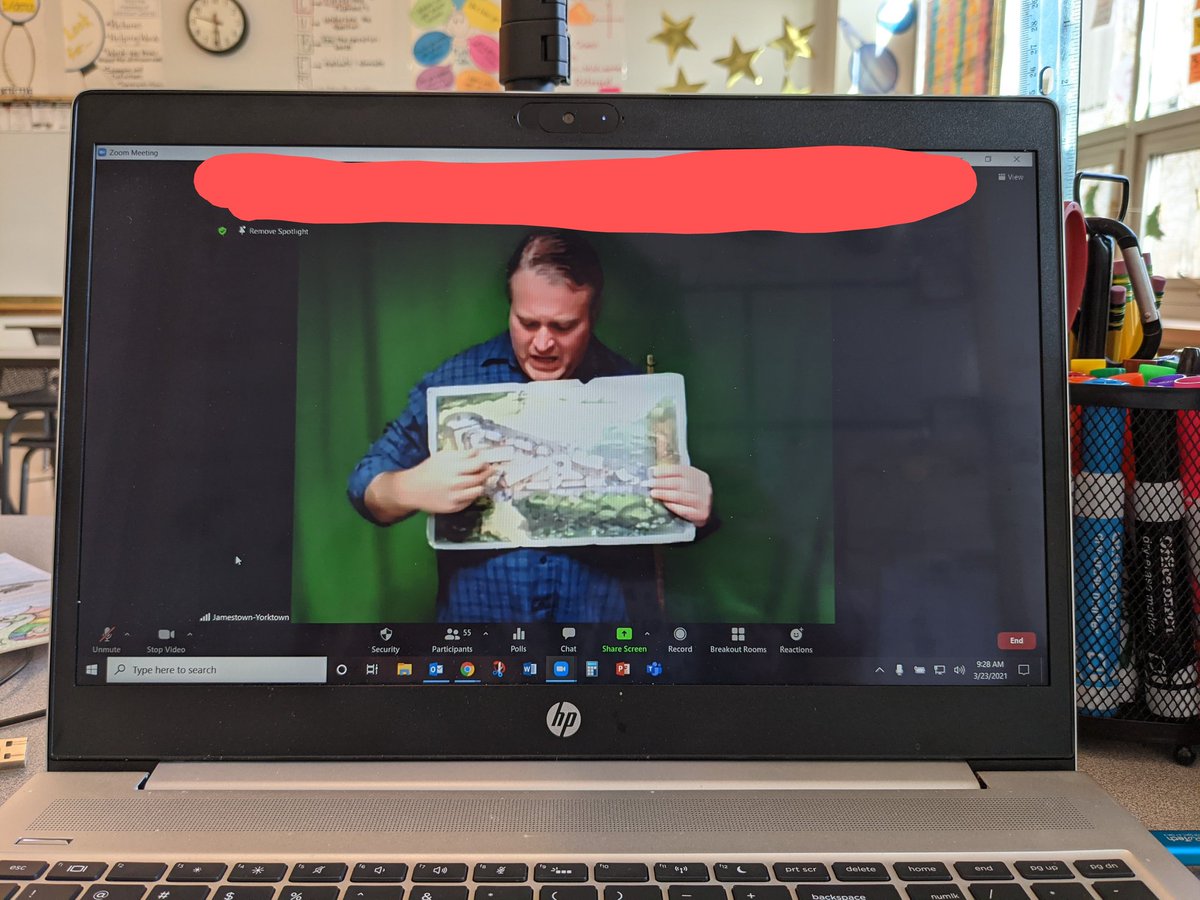 _Alina_Burton's tweet photo. We learned a ton of new information about Jamestown this morning. Thank you @jyfmuseums @JRarchaeology for joining us virtually. 👍 #mpProjectUP @MPEScougars @MPCSVA https://t.co/S5upzZMbtY